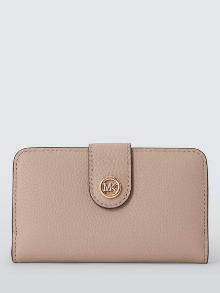 Michael Kors Bifold Leather Wallet, Khaki, Khaki