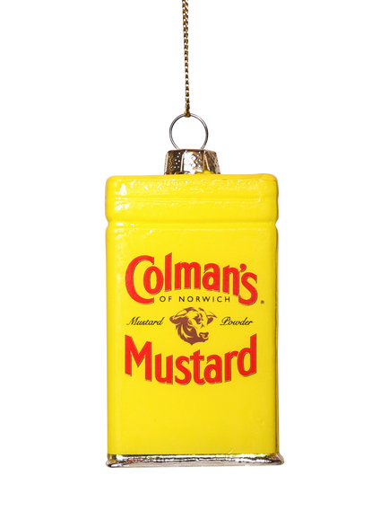 studio THIE Colmans Mustard Christmas Tree Bauble, Multi