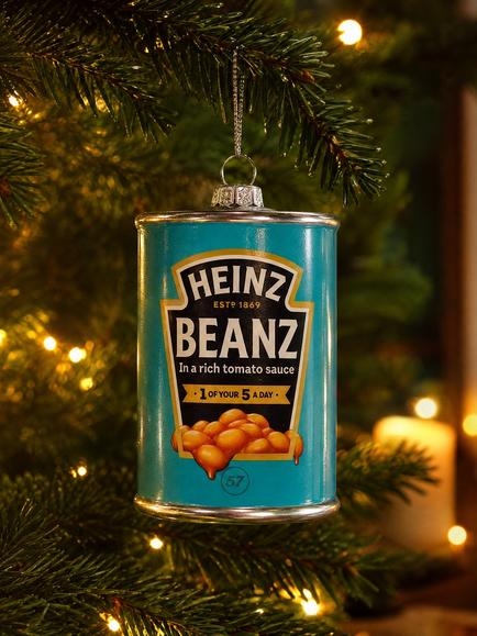 Studio THIE Glass Heinz Beans Bauble, Multi - view 2, Multi