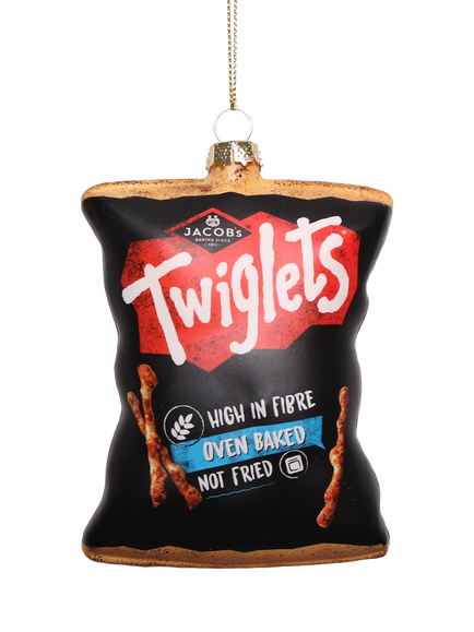 Studio THIE Glass Twiglets Bauble, Multi, Multi