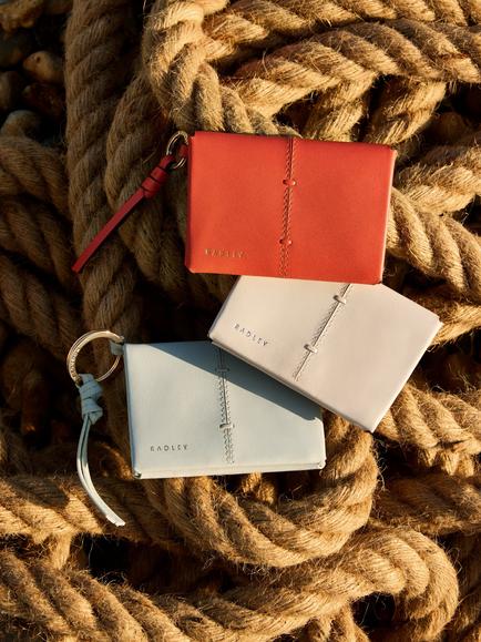 Radley The Connaught Leather Card Holder - view 2, Lobster