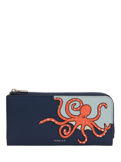 Radley Chilworth Street Leather Purse, Naval, Naval
