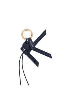 Radley Finn Leather Bag Charm, Naval