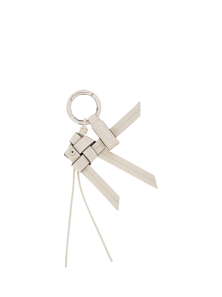 Radley Finn Leather Bag Charm, Salt