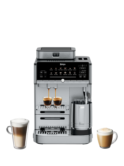 Ninja  AutoBarista Pro AE1052UK Automatic Bean to Cup Coffee Machine, Stainless Steel, Stainless Steel