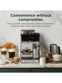 Ninja  AutoBarista Pro AE1052UK Automatic Bean to Cup Coffee Machine, Stainless Steel - view 2, Stainless Steel