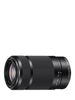 Sony SEL55210B E 55-210mm f/4.5-6.3 OSS Telephoto Zoom Lens, Black, Black