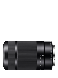 Sony SEL55210B E 55-210mm f/4.5-6.3 OSS Telephoto Zoom Lens, Black - view 2, Black