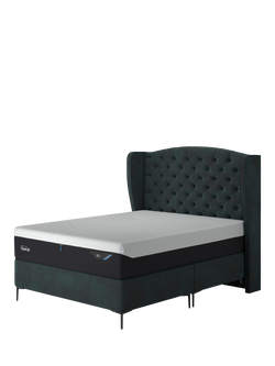TEMPUR® OUTLET Suffolk Slim Divan Base, King Size, Like New, Emerald, Emerald