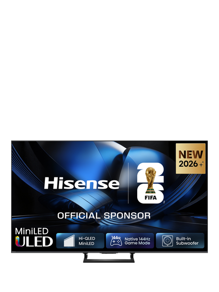Hisense 50U7STUK (2026) ULED MiniLED HDR 4K Ultra HD Smart AI TV, 50 inch with Dolby Atmos, Charcoal Grey, Charcoal Grey
