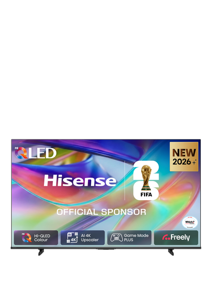 Hisense 55Q7STUK (2026) QLED HDR 4K Ultra HD Smart AI TV, 55 inch with Dolby Atmos, Black, Black