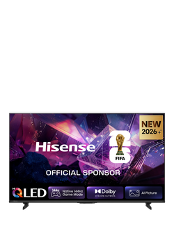 Hisense 85E7STUK PRO (2026) QLED HDR 4K Ultra HD Smart AI TV, 85 inch with Dolby Atmos, Charcoal Grey, Charcoal Grey