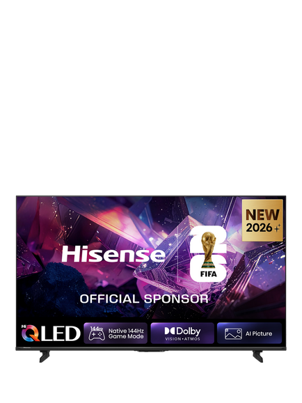 Hisense 85E7STUK PRO (2026) QLED HDR 4K Ultra HD Smart AI TV, 85 inch with Dolby Atmos, Charcoal Grey, Charcoal Grey