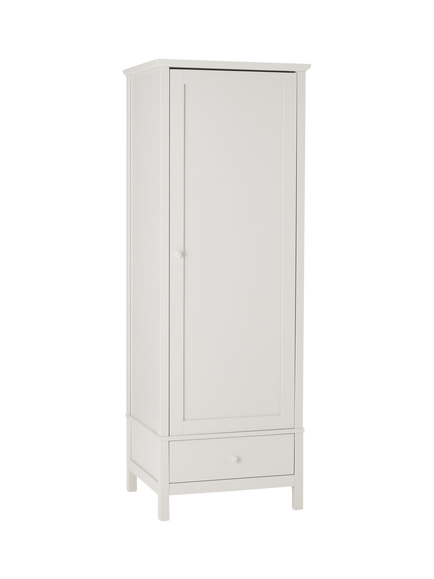 John Lewis OUTLET Wilton Single Wardrobe, Like New, Linen, Linen