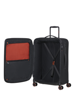 Samsonite Glazed 67cm Expandable 8-Wheel Suitcase, 83/94L - view 2, Black
