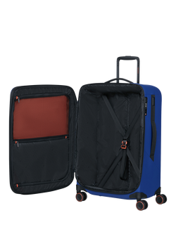Samsonite Glazed 67cm Expandable 8-Wheel Suitcase, 83/94L - view 2, Electric Blue