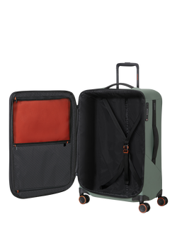 Samsonite Glazed 67cm Expandable 8-Wheel Suitcase, 83/94L - view 2, Sage Green