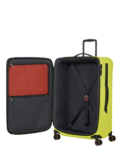 Samsonite Glazed 78cm Expandable 8-Wheel Suitcase, 125/141L - view 2, Lime Punch