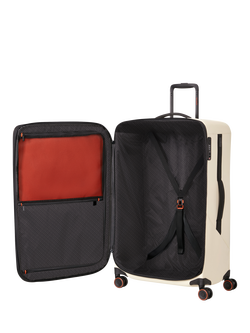 Samsonite Glazed 78cm Expandable 8-Wheel Suitcase, 125/141L, Sandstone - view 2, Sandstone