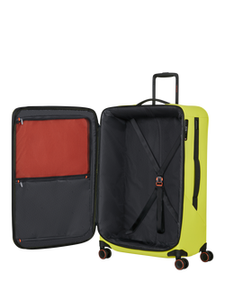 Samsonite Glazed 84cm Expandable 8-Wheel Suitcase, 160/178L - view 2, Lime Punch