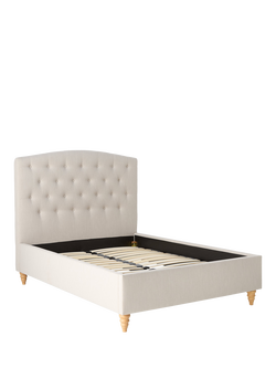 John Lewis OUTLET Rouen Upholstered Bed Frame, Super King Size, Like New, Beige, Beige