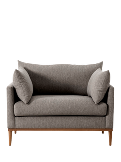Swyft OUTLET Model X01 Sofa Snuggler, Linen Shadow, Linen Shadow