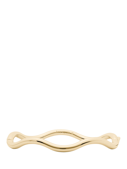 kate spade new york Thin Wave Bangle, Gold, Gold