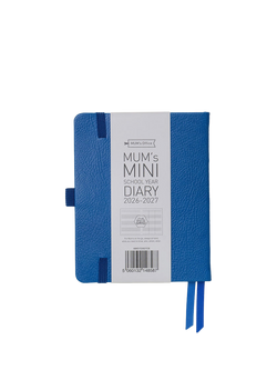 MUM's Office Mini School Diary, Cobalt - view 2, Blue