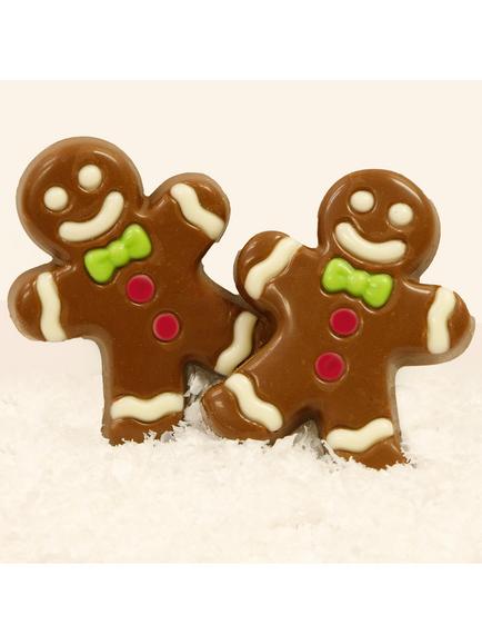 Natalie Belgian Chocolate Gingerbread Men, 115g - view 2, Multi