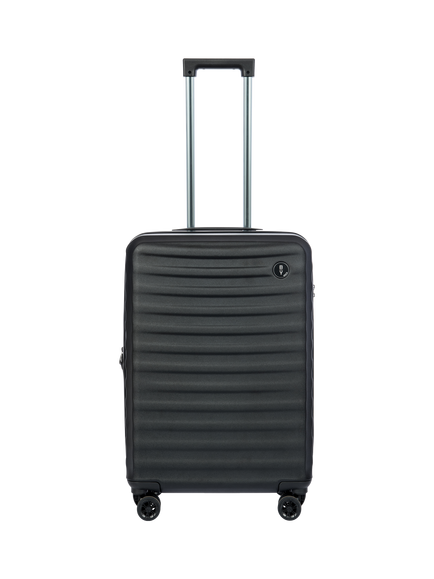 Bric's Nausicaa B|Y 67cm Medium Expandable 4-Wheel Suitcase, 93L, Black, Black