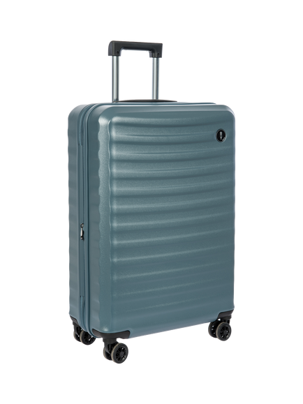 Bric's Nausicaa 67cm Expandable 4-Wheel Medium Suitcase, 93L, Blue - view 2, Blue