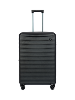 Bric's Nausicaa 77cm Expandable 4-Wheel Large Suitcase, 135L, Black, Black