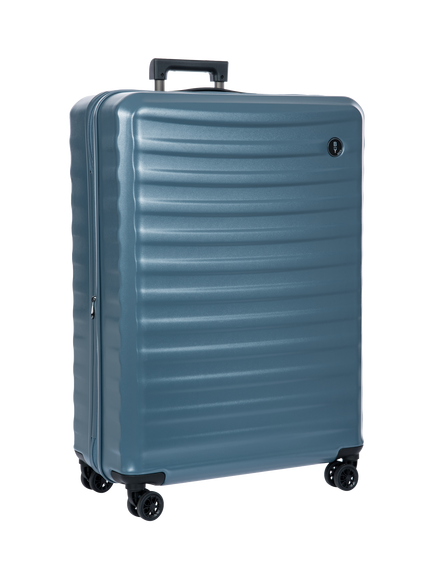 Bric's Nausicaa 77cm Expandable 4-Wheel Large Suitcase, 135L, Blue - view 2, Blue
