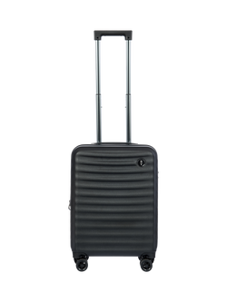 Bric's Nausicaa 55cm Expandable 4-Wheel Cabin Suitcase, 50L, Black, Black