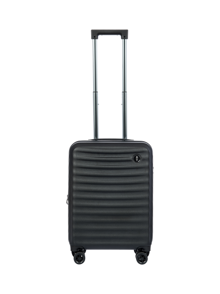 Bric's Nausicaa 55cm Expandable 4-Wheel Cabin Suitcase, 50L, Black, Black