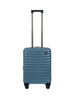 Bric's Nausicaa 55cm Expandable 4-Wheel Cabin Suitcase, 50L, Blue, Blue