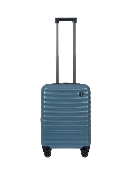 Bric's Nausicaa 55cm Expandable 4-Wheel Cabin Suitcase, 50L, Blue, Blue