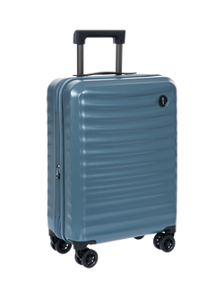 Bric's Nausicaa 55cm Expandable 4-Wheel Cabin Suitcase, 50L, Blue - view 2, Blue