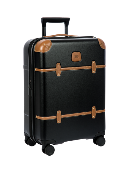 Bric's Bellagio 55cm Expandable 4-Wheel Cabin Suitcase, 45L, Black - view 2, Black
