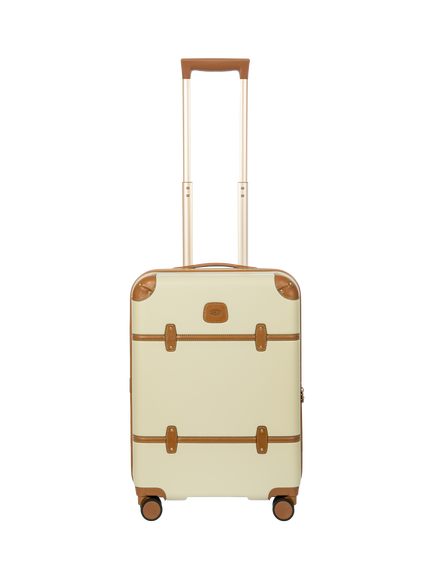 Bric's Bellagio 55cm Expandable 4-Wheel Cabin Suitcase, 45L, Neutral, Neutral
