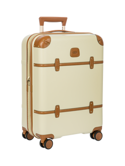 Bric's Bellagio 55cm Expandable 4-Wheel Cabin Suitcase, 45L, Neutral - view 2, Neutral