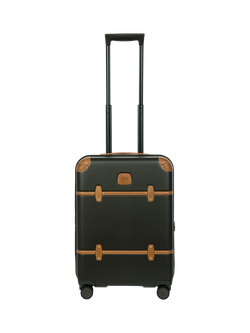 Bric's Bellagio 55cm Expandable 4-Wheel Cabin Suitcase, 45L, Olive, Olive