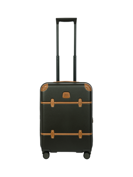 Bric's Bellagio 55cm Expandable 4-Wheel Cabin Suitcase, 45L, Olive, Olive