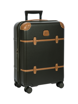 Bric's Bellagio 55cm Expandable 4-Wheel Cabin Suitcase, 45L, Olive - view 2, Olive