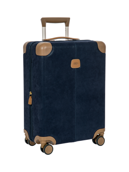 Bric's Life Hybrid 55cm Expandable 4-Wheel Cabin Trolley, 53L, Blue Navy - view 2, Blue Navy