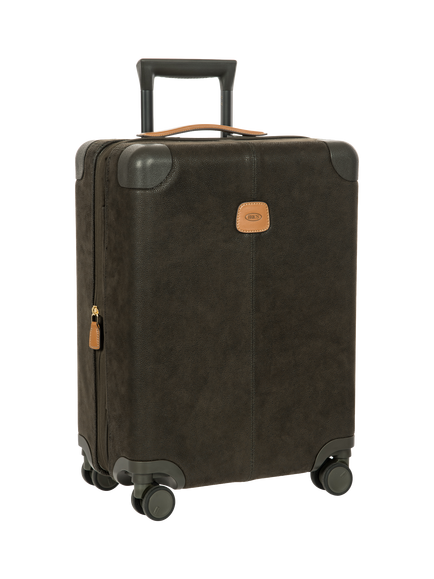 Bric's Life Hybrid 55cm Expandable 4-Wheel Cabin Trolley, 53L, Olive - view 2, Olive