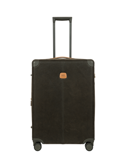 Bric's Life Hybrid 71cm Expandable 4-Wheel Medium Trolley Suitcase, 115L, Olive, Olive