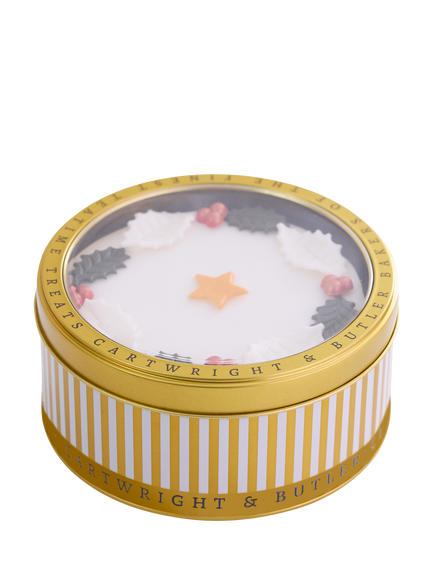 Cartwright & Butler Iced Christmas Cake - view 2, Multi