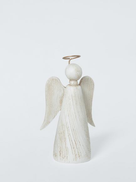 John Lewis Angel Standing Room Decoration, White, Green
