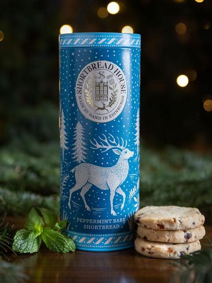 Shortbread House of Edinburgh Shortbread with Peppermint Bark Tin, 200g - view 2, Multi